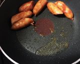 簡単すぎる♡ウインナーのケチャップ和え作り方3写真