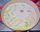 蓮根えのきたっぷり鶏団子のチーズミルク鍋作り方7写真
