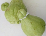 はやとうりの塩昆布和え作り方1写真