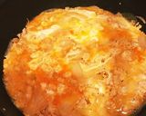 ランチに簡単!鶏ひき肉で、トロトロ親子丼作り方3写真