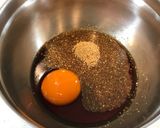 ゴマ卵しょう油に漬けた、マグロの漬け丼！作り方1写真