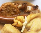 簡単！鍋キューブピリ辛鶏白湯おでん作り方5写真