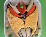 キャラ弁　仮面ライダー　キバ弁当作り方2写真