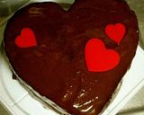 牛乳パックでハート型♡チョコムースケーキ作り方22写真