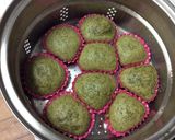 和のスイーツ〜小倉抹茶蒸しパン〜作り方10写真
