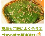 簡単☆ご飯によく合うエゴマの葉の醤油漬け作り方6写真