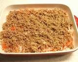甘辛ペパーそぼろと根菜のチーズ焼き作り方6写真