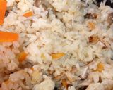 やさしいお味☆きのことしらすのかやくご飯作り方4写真