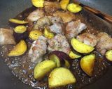 鶏肉とさつまいもの甘辛オイスター♪作り方6写真