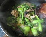簡単★青梗菜とサバ水煮缶の炒め作り方3写真