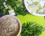 野菜たっぷり☆豆腐わかめと豚しゃぶ作り方1写真