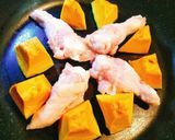 手羽元とかぼちゃの塩麹煮作り方4写真