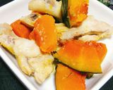 手羽元とかぼちゃの塩麹煮作り方6写真