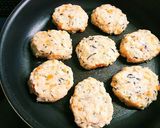 大葉香る♪鶏ひき肉のお野菜たっぷりバーグ作り方8写真