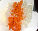 簡単★大根と人参の油揚げ包み★味噌風味作り方1写真