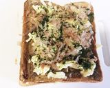超簡単！お好み焼き風トースト作り方4写真
