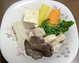 シャンタンを使って、水炊き風お鍋作り方4写真