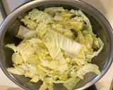 白菜だけ味噌汁*決めては出し!作り方1写真