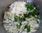 ヘルシー葉にんにくサラダ餃子(^o^)作り方1写真