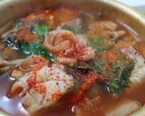 我が家のピリ辛たら鍋 韓国家庭料理作り方9写真