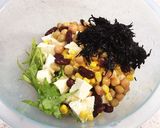 豆腐と豆で♡ダイエット向きサラダ♬*作り方2写真
