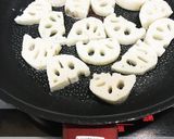 れんこんと里芋のピリ辛炒め作り方2写真