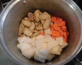 根菜たっぷり♡お豆腐入り豚汁♪作り方1写真
