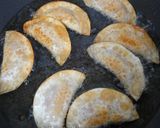 豆の甘煮のリメイク揚げ餃子作り方3写真