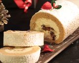 シュトーレンなロールケーキ作り方30写真