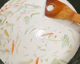 シュクメルリ風チキンと白菜のミルク煮作り方18写真