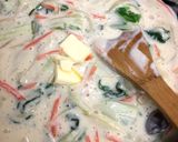 シュクメルリ風チキンと白菜のミルク煮作り方23写真