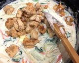 シュクメルリ風チキンと白菜のミルク煮作り方24写真