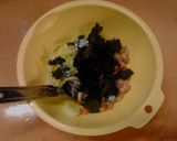 おつまみ　納豆と海苔の大根もち作り方2写真