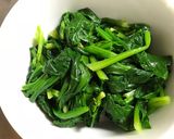ほうれん草の和風ミモザサラダ作り方1写真