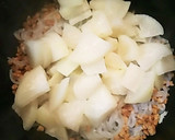 レンジで時短！挽肉と大根のしょうが醤油煮作り方7写真