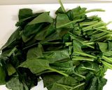 フライパンで簡単5分☆ほうれん草胡麻和え作り方1写真