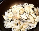 簡単めんつゆで蓮根ゴボウきんぴら風副菜に作り方2写真