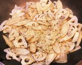 簡単めんつゆで蓮根ゴボウきんぴら風副菜に作り方4写真