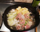ヘルシー肉団子鍋作り方3写真