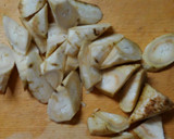 簡単♪ごぼうや蓮根で❀根菜と厚揚げの煮物作り方3写真