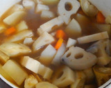 簡単♪ごぼうや蓮根で❀根菜と厚揚げの煮物作り方5写真