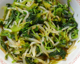 簡単✿副菜♬小松菜ともやし 豆苗のお浸し作り方6写真