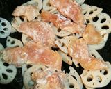 鶏むねとレンコンの甘辛炒め作り方4写真
