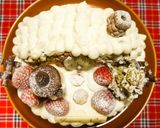 ★ホビット村の雪降るクリスマスケーキ★作り方26写真
