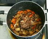 意外と合う⁉鶏の和風赤ワイン煮込み作り方9写真