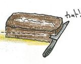市販のパウンドケーキでしっとりショコラ作り方1写真