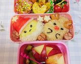 キャラ弁☆クリスマス弁当(サンタトナカイ作り方5写真