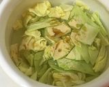 離乳食初期✿キャベツペースト✿作り方1写真