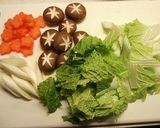 ヘルシー♪鯖水煮缶と豆腐のみぞれ鍋作り方1写真