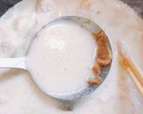 白菜とれんこん 鶏団子の 豆乳味噌スープ作り方5写真